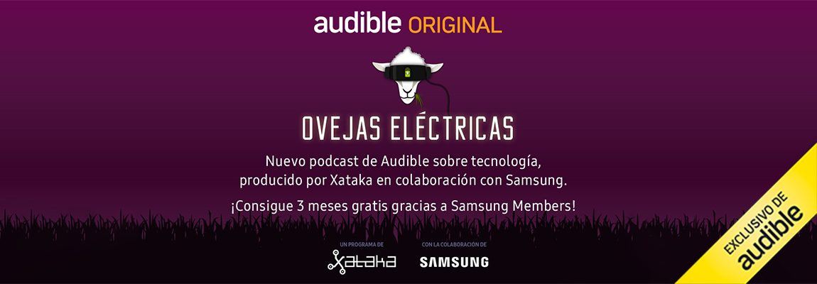 Obtén 3 meses gratis en Audible para escuchar el podcast de tecnología del momento: Ovejas Eléctricas