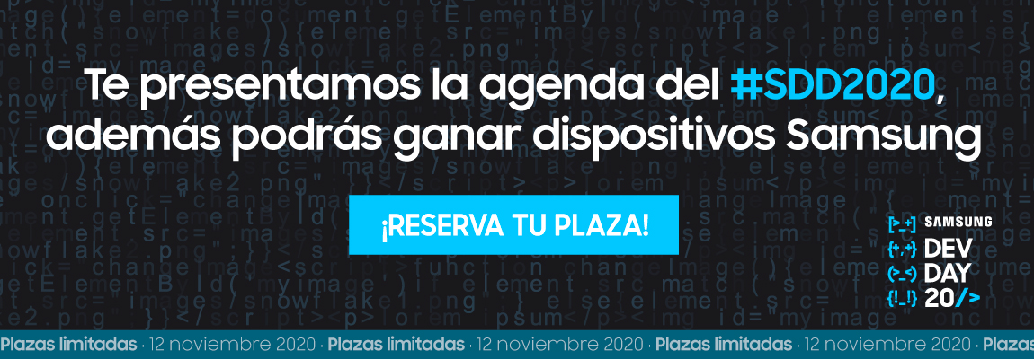 Samsung Dev Day 2020: tecnología y premios, ¿te apuntas?