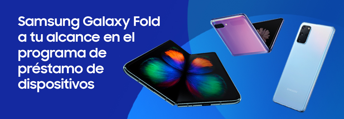 El Stock del programa de préstamo de dispositivos tiene disponible el Samsung Galaxy Fold